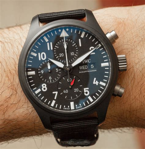 iwc schaffhausen 2345678|IWC Pilot’s Watch Chronograph TOP GUN Review (New For .